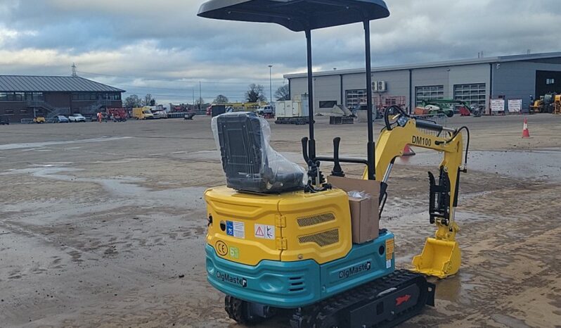 Unused 2024 DigMaster DM100 Micro Excavators For Auction: Leeds – 5th, 6th, 7th & 8th March 2025 @ 8:00am full