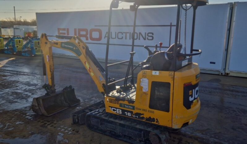 2020 JCB 16C-1 Mini Excavators For Auction: Leeds – 5th, 6th, 7th & 8th March 2025 @ 8:00am full