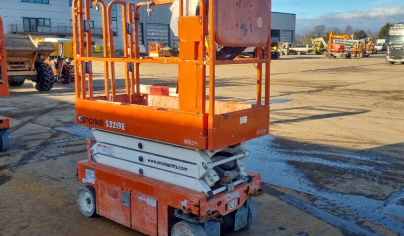 2019 Snorkel S3219E Manlifts For Auction: Leeds – 5th, 6th, 7th & 8th March 2025 @ 8:00am full