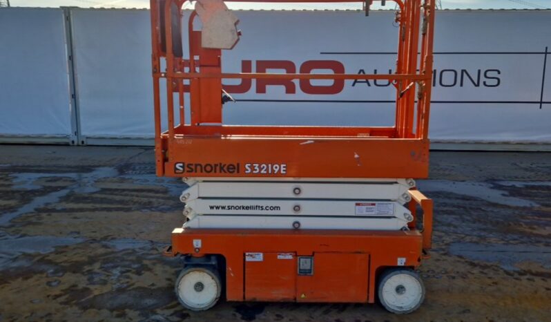 2019 Snorkel S3219E Manlifts For Auction: Leeds – 5th, 6th, 7th & 8th March 2025 @ 8:00am full