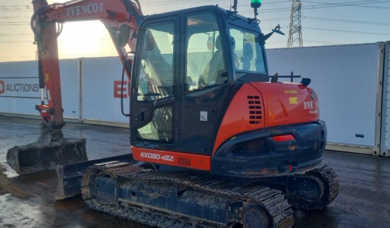 2020 Kubota KX080-4A2 6 Ton+ Excavators For Auction: Leeds – 5th, 6th, 7th & 8th March 2025 @ 8:00am full