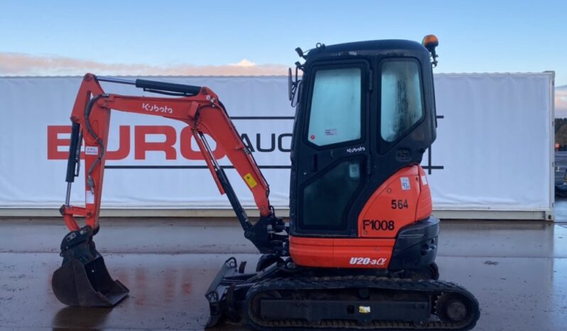 2016 Kubota U20-3EU Mini Excavators For Auction: Dromore – 21st & 22nd February 2025 @ 9:00am For Auction on 2025-02-22 full