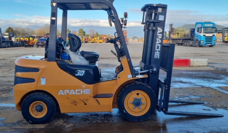 Unused 2024 Apache HH30Z Forklifts For Auction: Leeds – 5th, 6th, 7th & 8th March 2025 @ 8:00am full