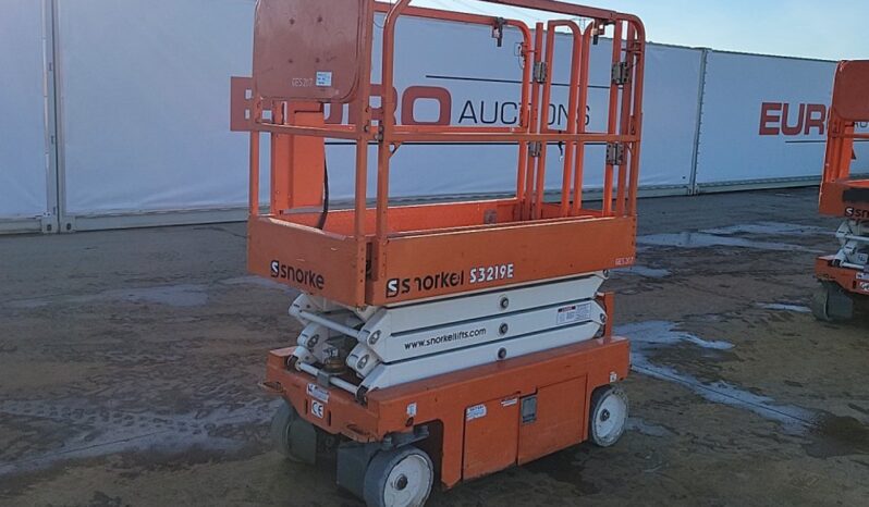 2018 Snorkel S3219E Manlifts For Auction: Leeds – 5th, 6th, 7th & 8th March 2025 @ 8:00am