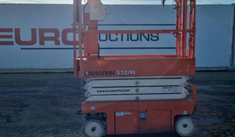 2019 Snorkel S3219E Manlifts For Auction: Leeds – 5th, 6th, 7th & 8th March 2025 @ 8:00am full