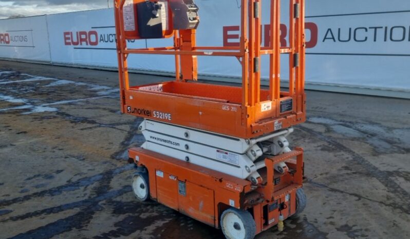 2018 Snorkel S3219E Manlifts For Auction: Leeds – 5th, 6th, 7th & 8th March 2025 @ 8:00am full