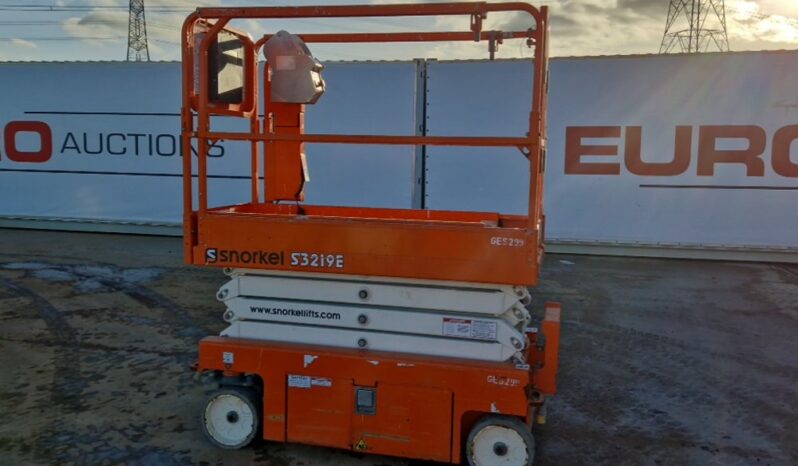 2018 Snorkel S3219E Manlifts For Auction: Leeds – 5th, 6th, 7th & 8th March 2025 @ 8:00am full