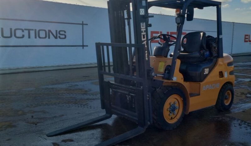 Unused 2024 Apache HH30Z Forklifts For Auction: Leeds – 5th, 6th, 7th & 8th March 2025 @ 8:00am