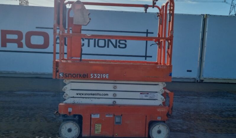 2018 Snorkel S3219E Manlifts For Auction: Leeds – 5th, 6th, 7th & 8th March 2025 @ 8:00am full