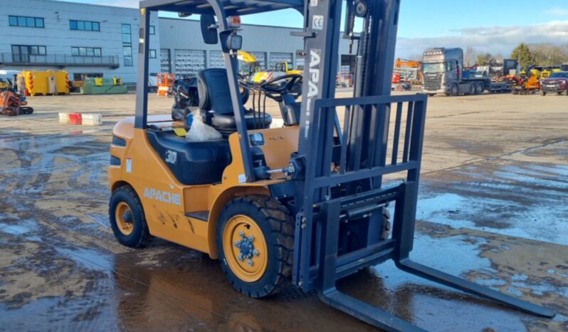 Unused 2024 Apache HH30Z Forklifts For Auction: Leeds – 5th, 6th, 7th & 8th March 2025 @ 8:00am full