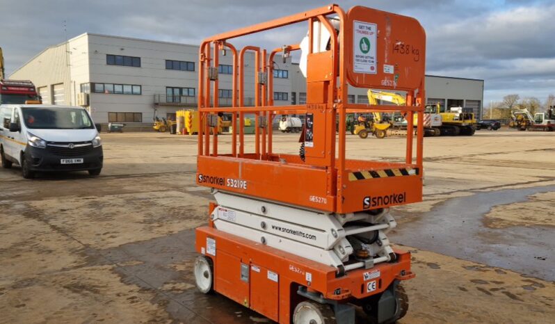 2019 Snorkel S3219E Manlifts For Auction: Leeds – 5th, 6th, 7th & 8th March 2025 @ 8:00am full