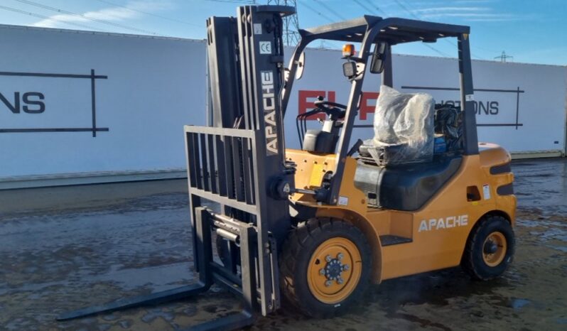 Unused 2024 Apache HH30Z Forklifts For Auction: Leeds – 5th, 6th, 7th & 8th March 2025 @ 8:00am