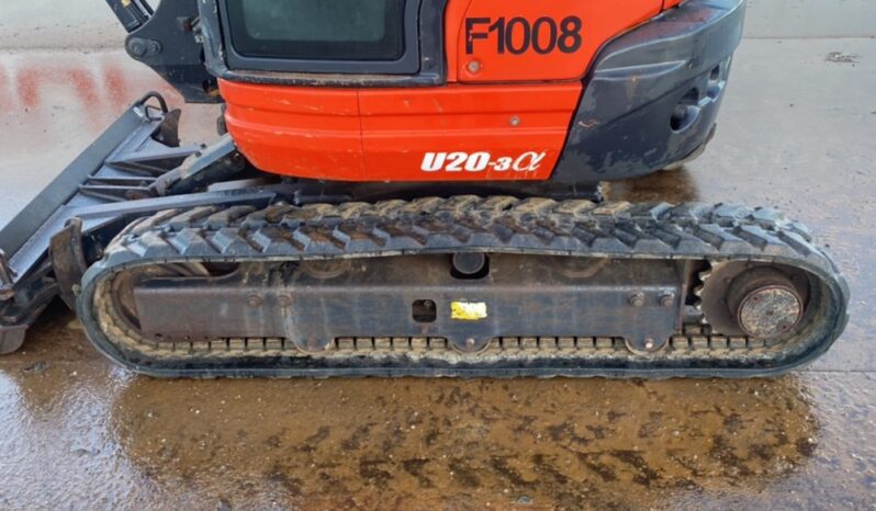 2016 Kubota U20-3EU Mini Excavators For Auction: Dromore – 21st & 22nd February 2025 @ 9:00am For Auction on 2025-02-22 full