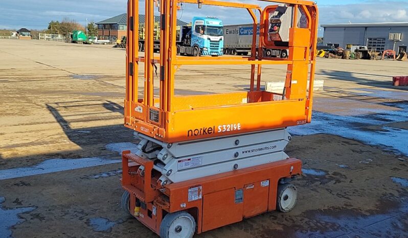 2018 Snorkel S3219E Manlifts For Auction: Leeds – 5th, 6th, 7th & 8th March 2025 @ 8:00am full