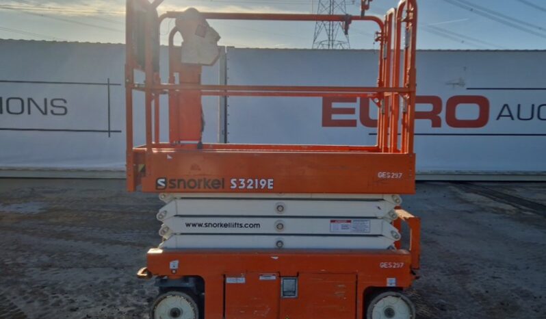 2019 Snorkel S3219E Manlifts For Auction: Leeds – 5th, 6th, 7th & 8th March 2025 @ 8:00am full