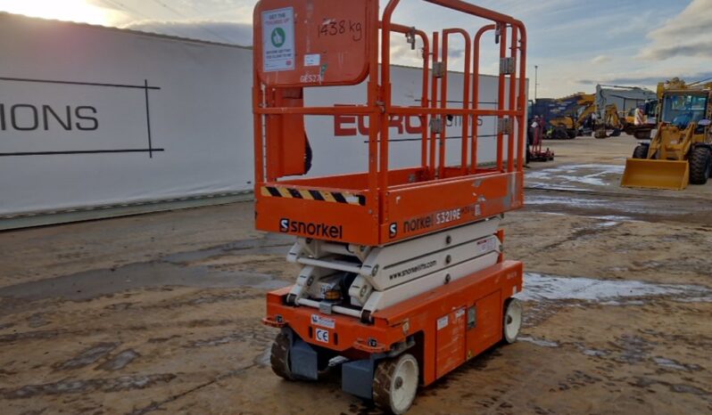 2019 Snorkel S3219E Manlifts For Auction: Leeds – 5th, 6th, 7th & 8th March 2025 @ 8:00am