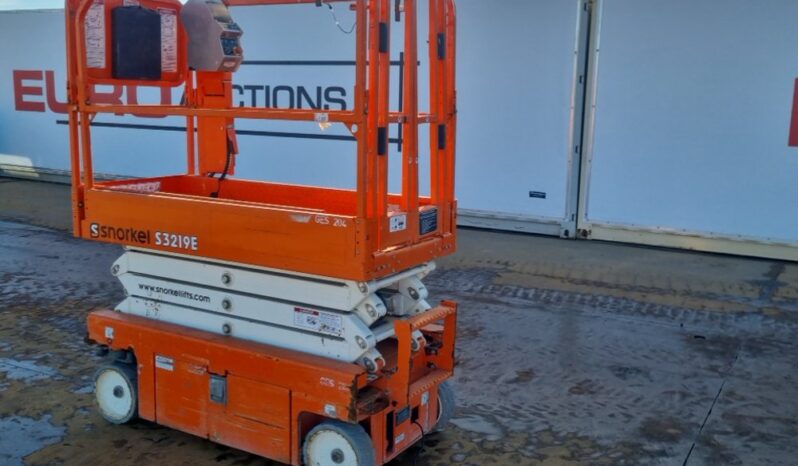 2018 Snorkel S3219E Manlifts For Auction: Leeds – 5th, 6th, 7th & 8th March 2025 @ 8:00am full