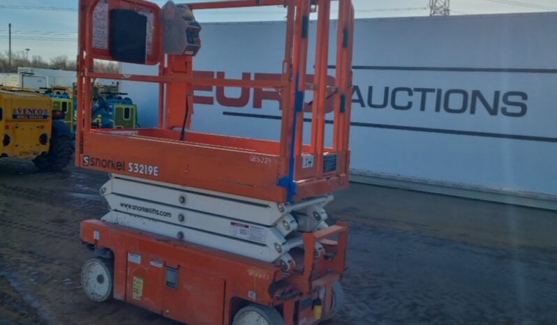 2018 Snorkel S3219E Manlifts For Auction: Leeds – 5th, 6th, 7th & 8th March 2025 @ 8:00am full