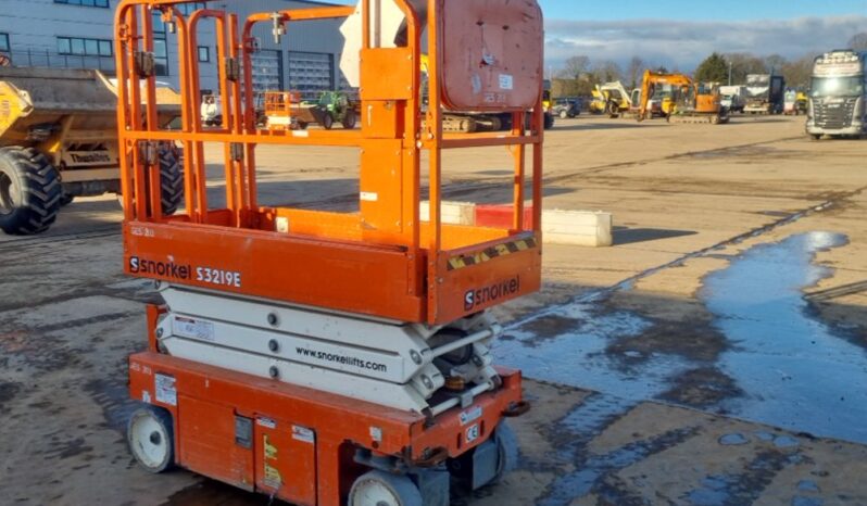 2018 Snorkel S3219E Manlifts For Auction: Leeds – 5th, 6th, 7th & 8th March 2025 @ 8:00am full