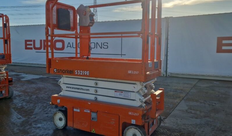 2019 Snorkel S3219E Manlifts For Auction: Leeds – 5th, 6th, 7th & 8th March 2025 @ 8:00am full