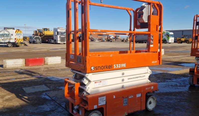 2019 Snorkel S3219E Manlifts For Auction: Leeds – 5th, 6th, 7th & 8th March 2025 @ 8:00am full