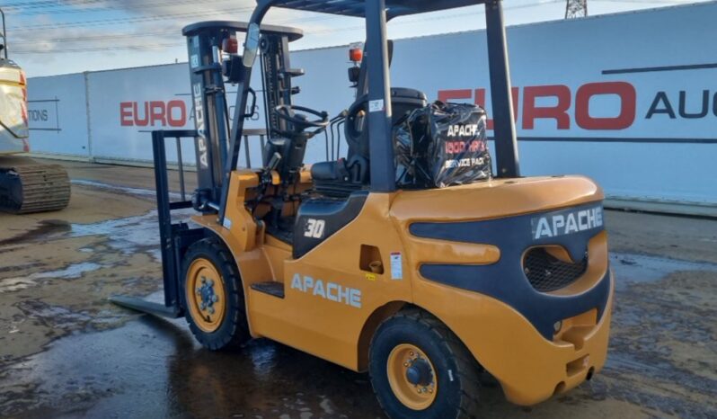 Unused 2024 Apache HH30Z Forklifts For Auction: Leeds – 5th, 6th, 7th & 8th March 2025 @ 8:00am full