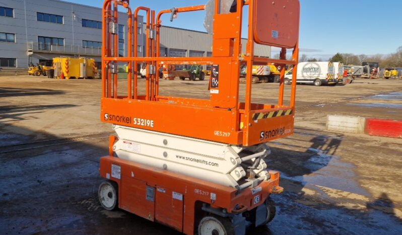 2019 Snorkel S3219E Manlifts For Auction: Leeds – 5th, 6th, 7th & 8th March 2025 @ 8:00am full