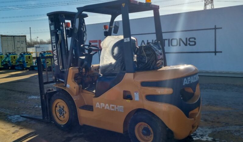 Unused 2024 Apache HH30Z Forklifts For Auction: Leeds – 5th, 6th, 7th & 8th March 2025 @ 8:00am full