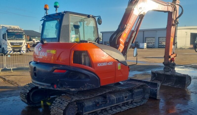 2020 Kubota KX080-4A2 6 Ton+ Excavators For Auction: Leeds – 5th, 6th, 7th & 8th March 2025 @ 8:00am full