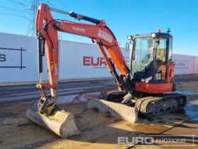 2016 Kubota U55-4 Mini Excavators For Auction: Leeds – 5th, 6th, 7th & 8th March 2025 @ 8:00am