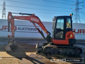 2016 Kubota U55-4 Mini Excavators For Auction: Leeds – 5th, 6th, 7th & 8th March 2025 @ 8:00am full