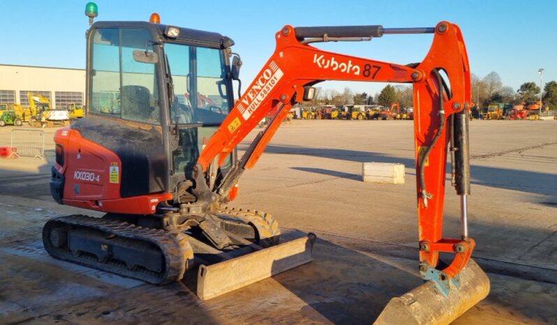 2018 Kubota KX030-4 Mini Excavators For Auction: Leeds – 5th, 6th, 7th & 8th March 2025 @ 8:00am full