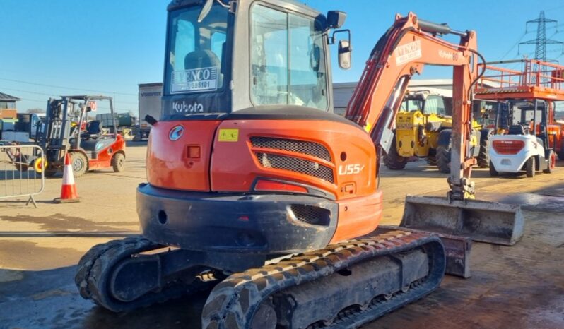 2016 Kubota U55-4 Mini Excavators For Auction: Leeds – 5th, 6th, 7th & 8th March 2025 @ 8:00am full