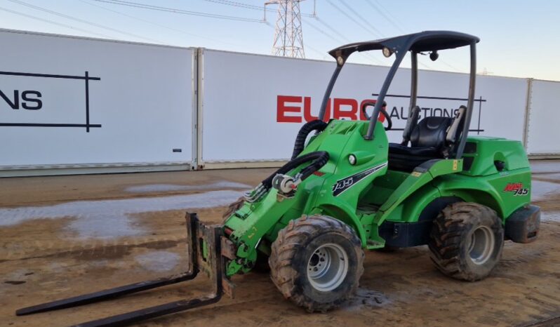 2019 Avant 745 Wheeled Loaders For Auction: Leeds – 5th, 6th, 7th & 8th March 2025 @ 8:00am