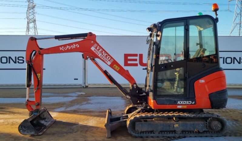 2018 Kubota KX030-4 Mini Excavators For Auction: Leeds – 5th, 6th, 7th & 8th March 2025 @ 8:00am full