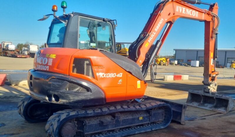 2019 Kubota KX080-4A 6 Ton+ Excavators For Auction: Leeds – 5th, 6th, 7th & 8th March 2025 @ 8:00am full