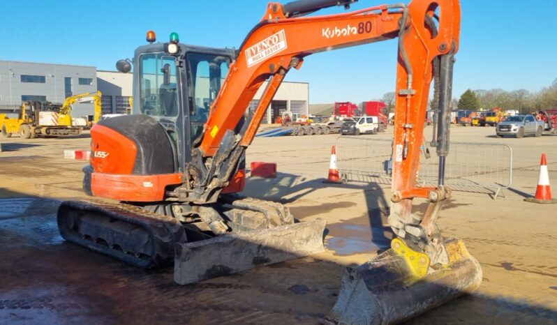 2016 Kubota U55-4 Mini Excavators For Auction: Leeds – 5th, 6th, 7th & 8th March 2025 @ 8:00am full