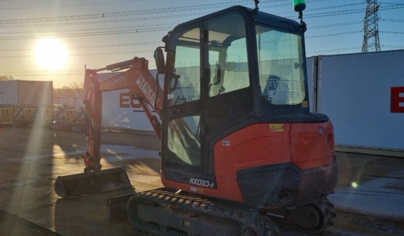 2018 Kubota KX030-4 Mini Excavators For Auction: Leeds – 5th, 6th, 7th & 8th March 2025 @ 8:00am full