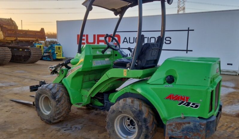 2019 Avant 745 Wheeled Loaders For Auction: Leeds – 5th, 6th, 7th & 8th March 2025 @ 8:00am full