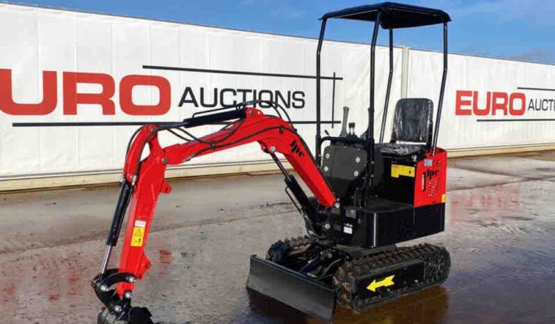 Unused 2024 JPC HT12 Micro Excavators For Auction: Dromore – 21st & 22nd February 2025 @ 9:00am For Auction on 2025-02-22