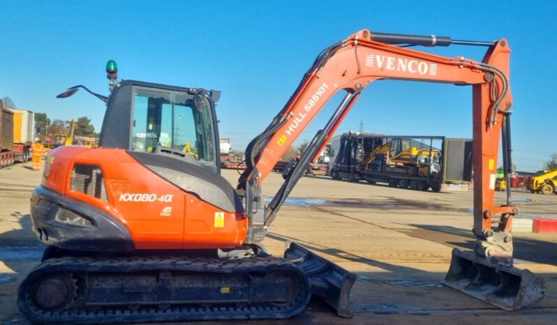 2019 Kubota KX080-4A 6 Ton+ Excavators For Auction: Leeds – 5th, 6th, 7th & 8th March 2025 @ 8:00am full