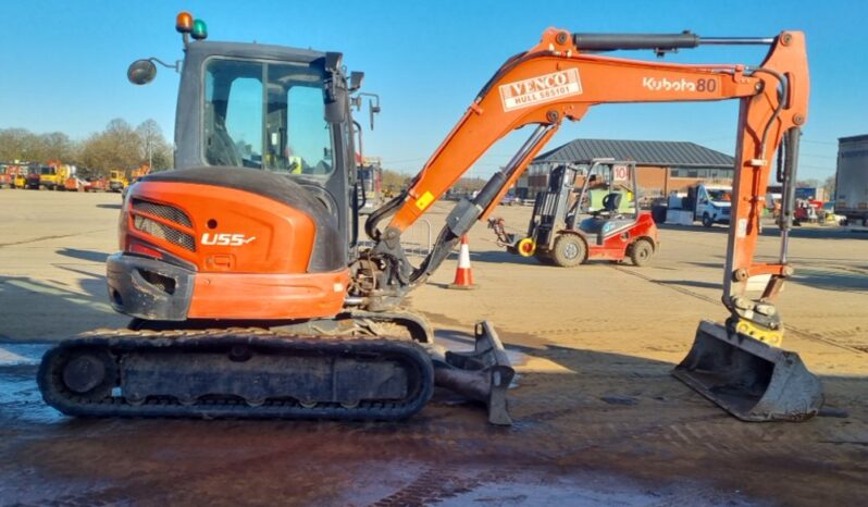 2016 Kubota U55-4 Mini Excavators For Auction: Leeds – 5th, 6th, 7th & 8th March 2025 @ 8:00am full