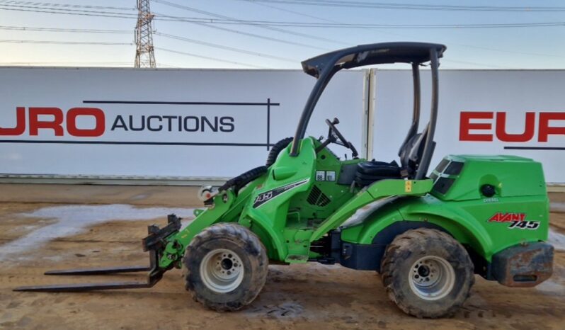 2019 Avant 745 Wheeled Loaders For Auction: Leeds – 5th, 6th, 7th & 8th March 2025 @ 8:00am full