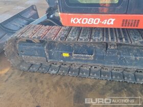 2019 Kubota KX080-4A2 6 Ton+ Excavators For Auction: Leeds – 5th, 6th, 7th & 8th March 2025 @ 8:00am full