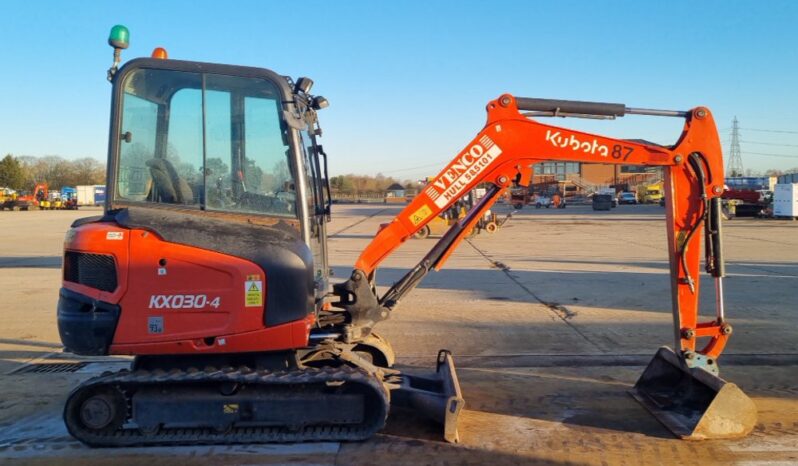 2018 Kubota KX030-4 Mini Excavators For Auction: Leeds – 5th, 6th, 7th & 8th March 2025 @ 8:00am full