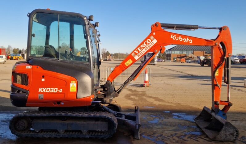 2018 Kubota KX030-4 Mini Excavators For Auction: Leeds – 5th, 6th, 7th & 8th March 2025 @ 8:00am full