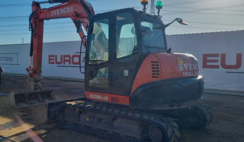 2019 Kubota KX080-4A 6 Ton+ Excavators For Auction: Leeds – 5th, 6th, 7th & 8th March 2025 @ 8:00am full