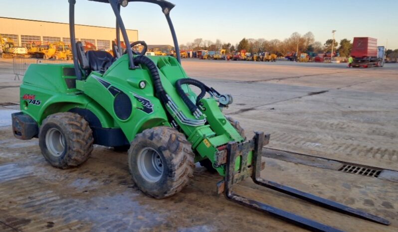 2019 Avant 745 Wheeled Loaders For Auction: Leeds – 5th, 6th, 7th & 8th March 2025 @ 8:00am full