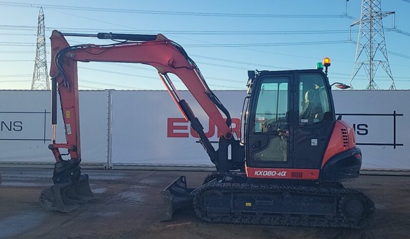 2019 Kubota KX080-4A2 6 Ton+ Excavators For Auction: Leeds – 5th, 6th, 7th & 8th March 2025 @ 8:00am full