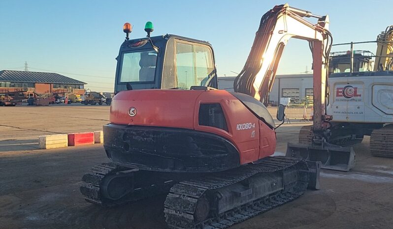 2016 Kubota KX080-4 6 Ton+ Excavators For Auction: Leeds – 5th, 6th, 7th & 8th March 2025 @ 8:00am full